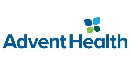 A vibrant logo for Advent Health, showcasing their commitment to healthcare excellence and community wellness in the Apopka area.