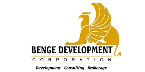 A proud golden phoenix logo representing Benge Development Corporation, a development, consulting, and brokerage firm serving the Apopka business community.