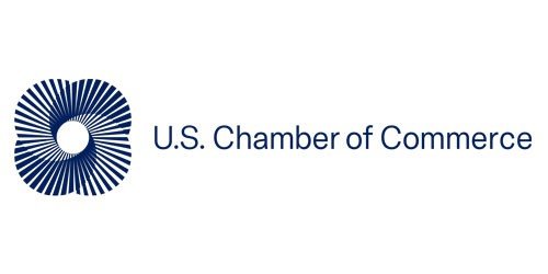 A vibrant logo of the Apopka Area Chamber of Commerce featuring a modern, circular blue design symbolizing community, business growth, and local economic development in Apopka, Florida.