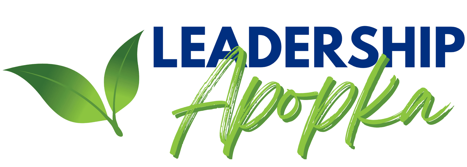 Vibrant logo of Apopka Area Chamber of Commerce promoting leadership and community growth, featuring green leaves and bold text emphasizing local business development.